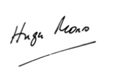 Signature of Hugh Monro CBE